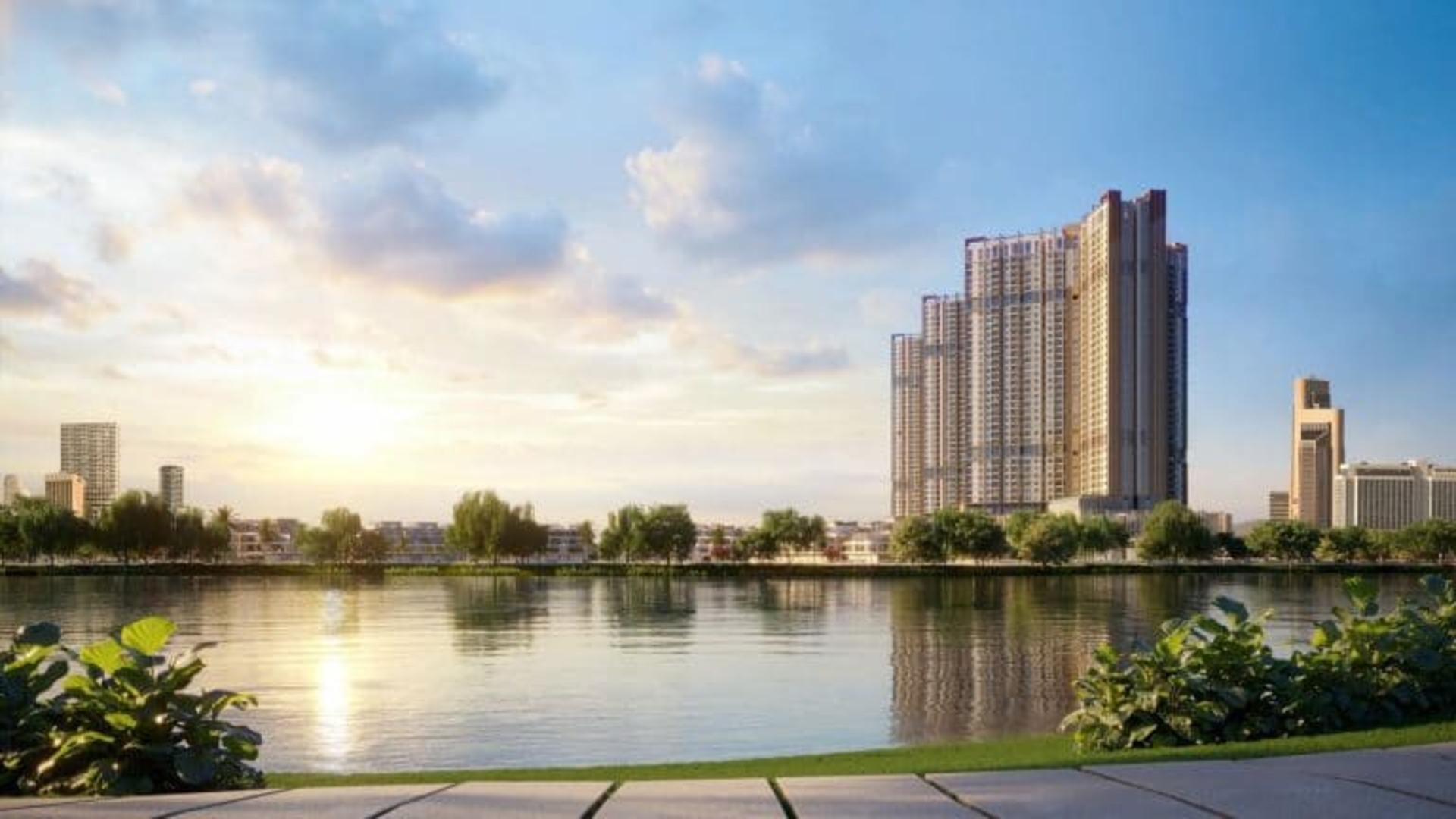 Central Park nằm ngay vị trí trung tâm Gamuda Land